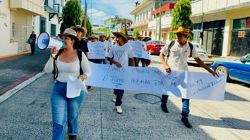 Marcha Generación Z y Movimiento del sombrero en tapachula